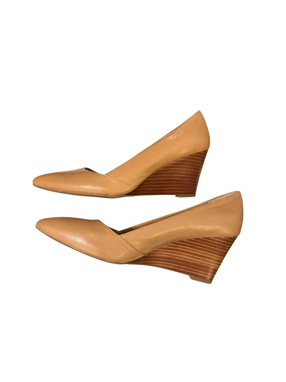 Franco Sarto Wedge Pump - Tan Leather Women's Heels